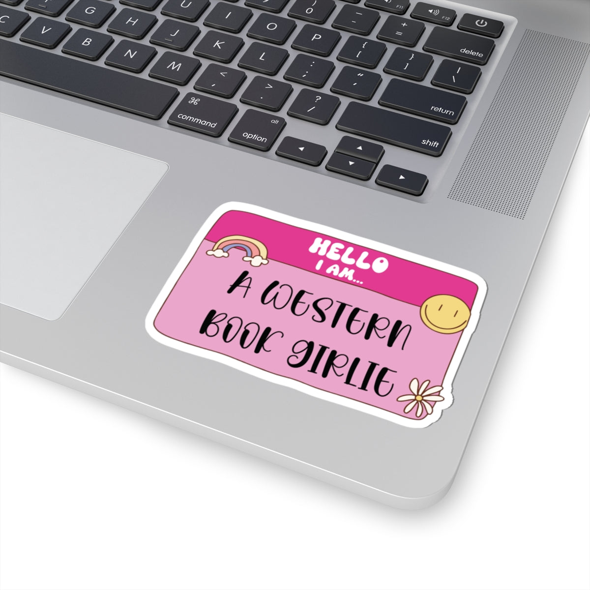 Western Book Girlie Sticker