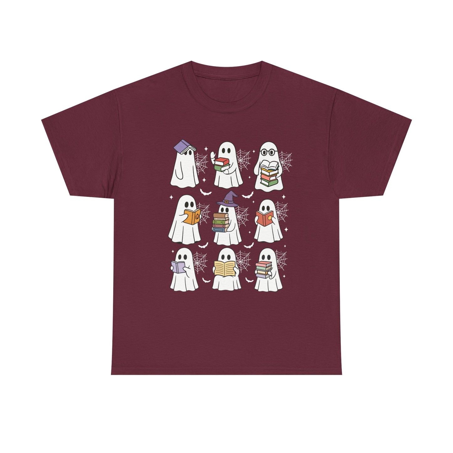 Bookish Ghosts Tee - Halloween Gift