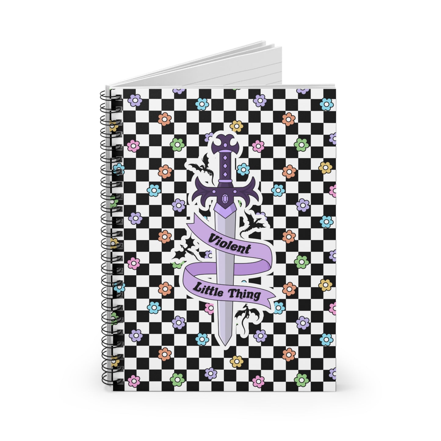 Violent Little Thing Spiral Notebook - Ruled Line