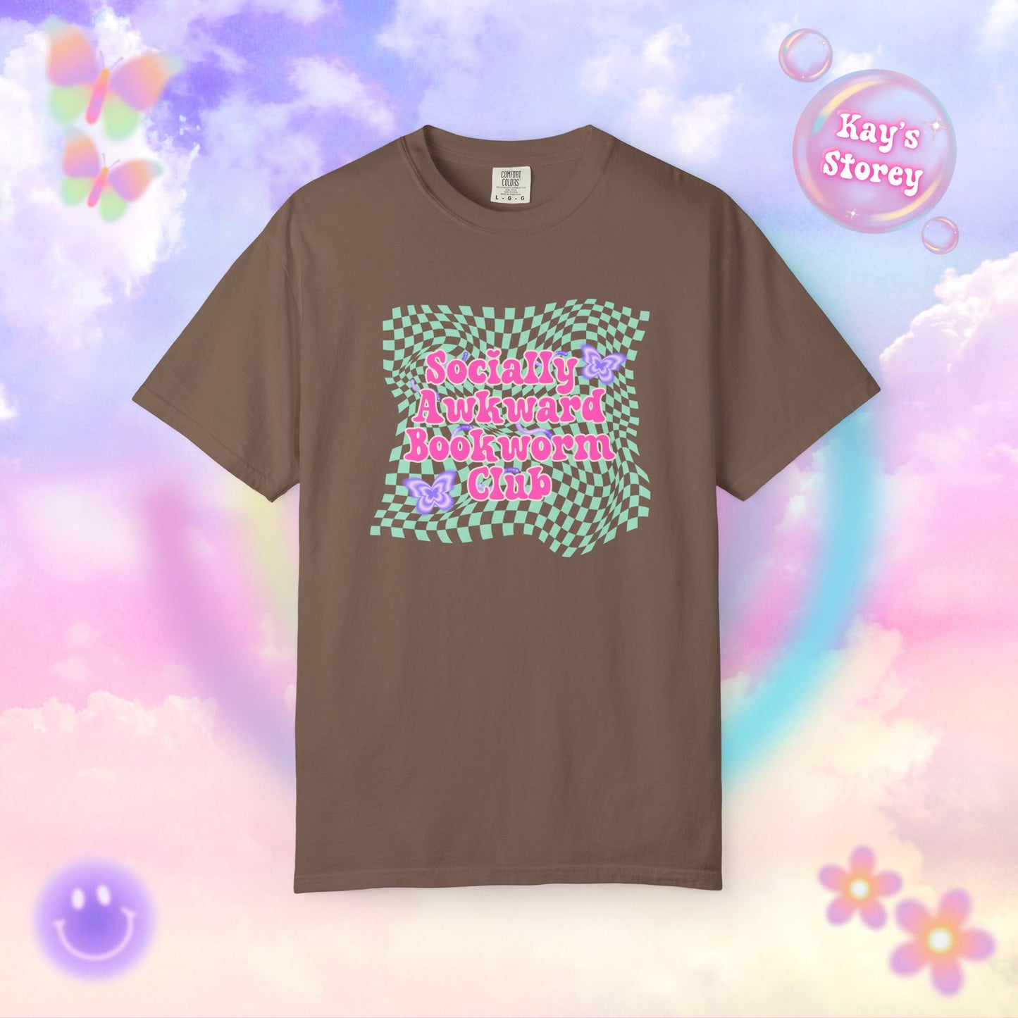 Socially Awkward Bookworm Club Comfort Colors T-Shirt