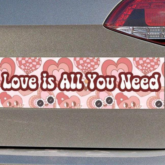 Love is All You Need Car Magnet