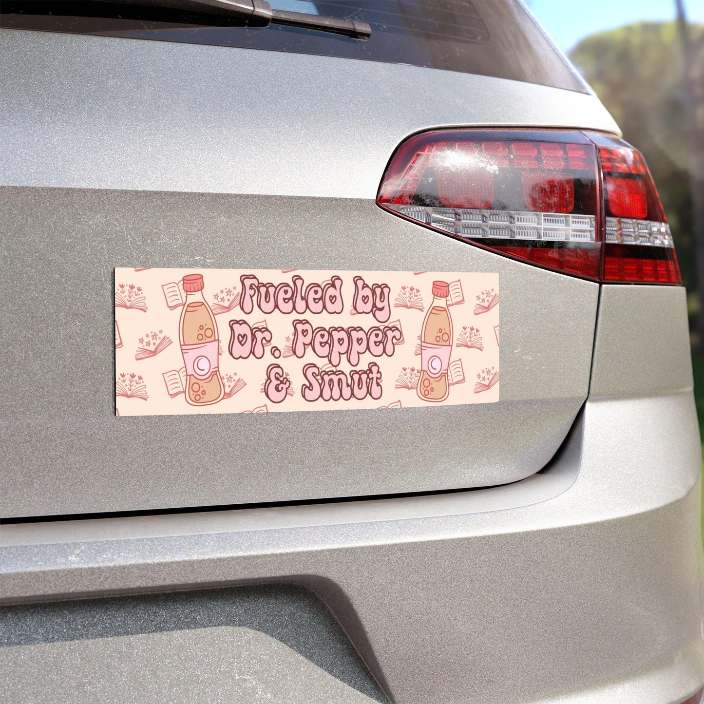 Fueled By Dr. Pepper & Smut Car Magnet