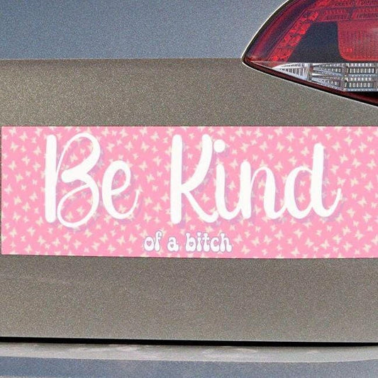 Be Kind (of a B****) Car Magnet