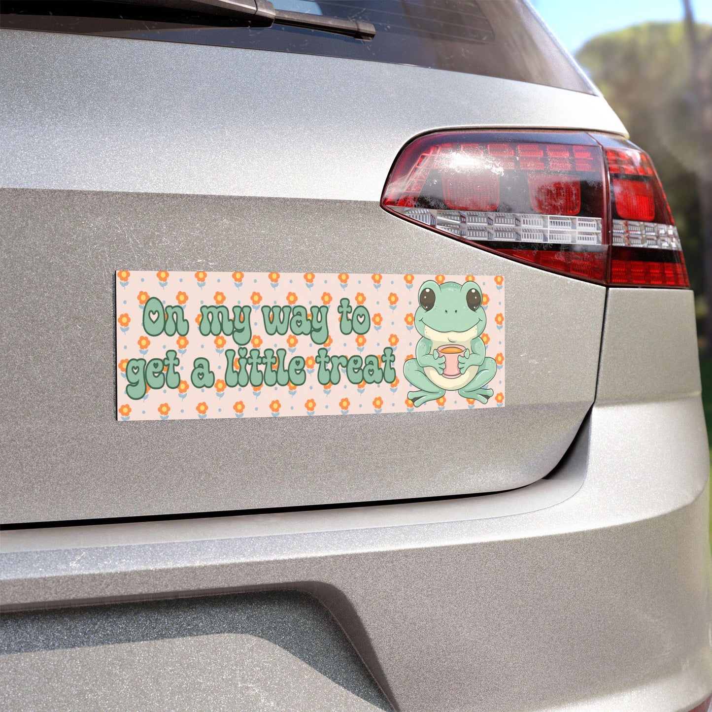 On My Way To Get A Little Treat Car Magnet