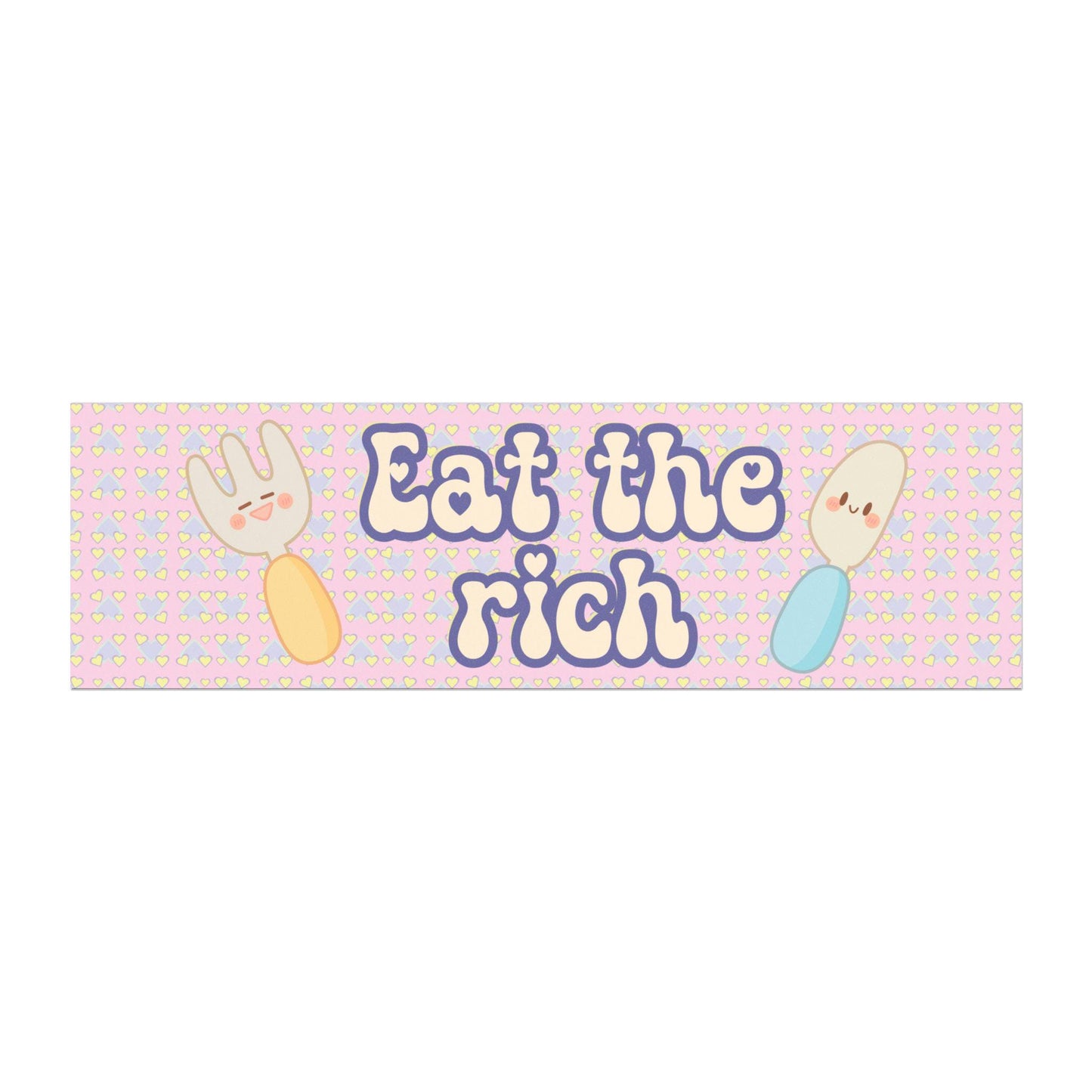 Eat the Rich Car Magnet
