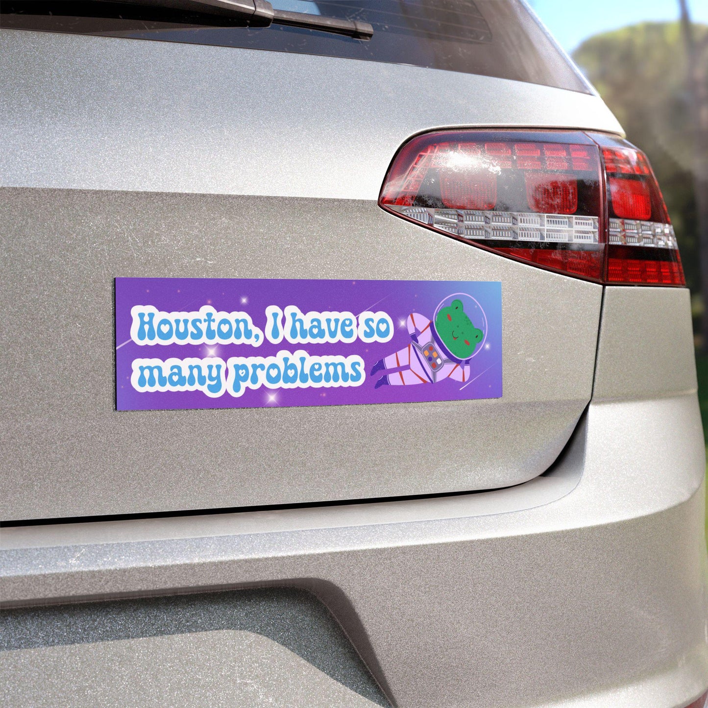Houston So Many Problems Car Magnet