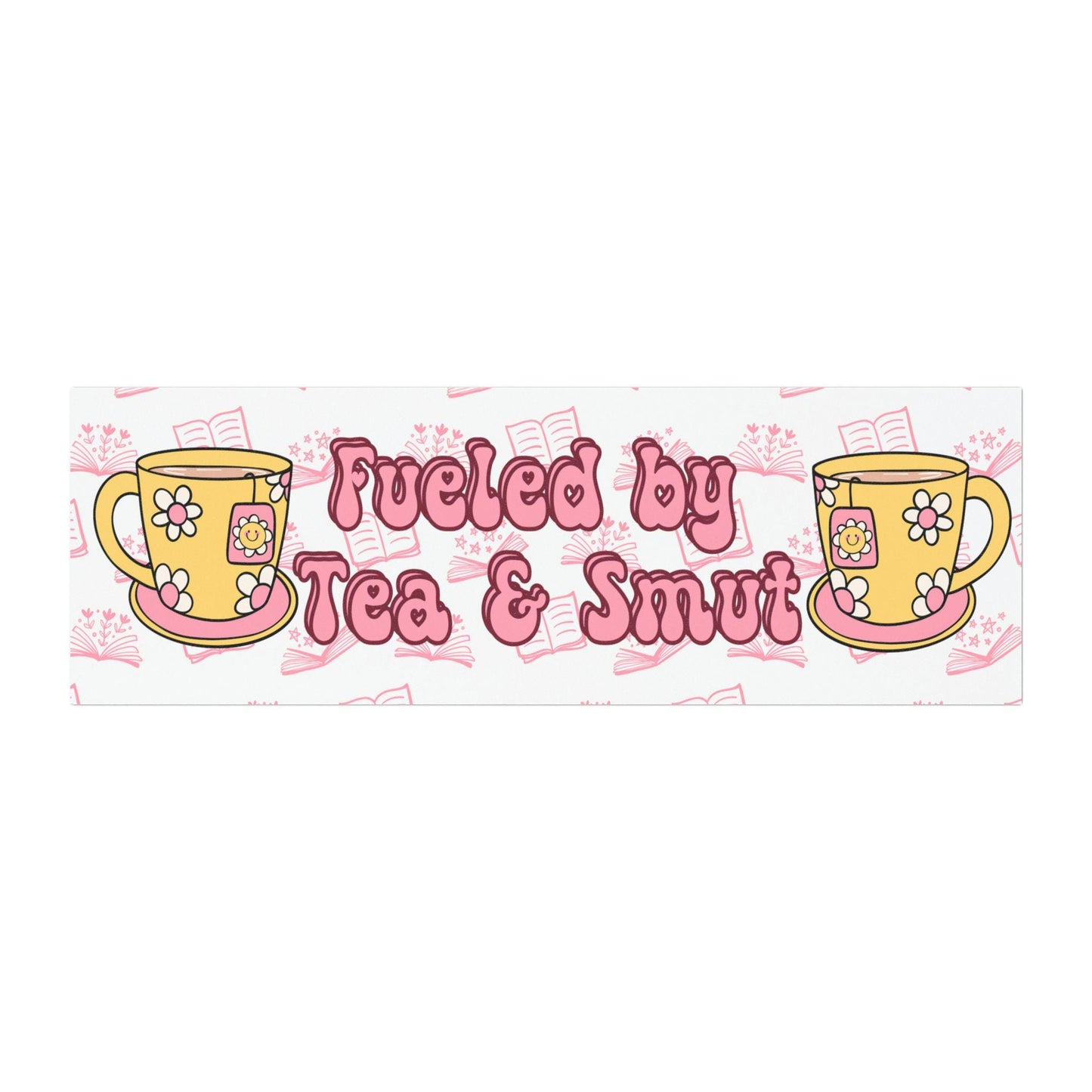 Fueled by Tea & Smut Car Magnet