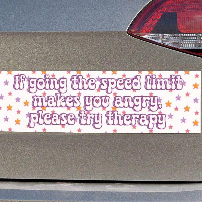 Please Try Therapy Car Magnet