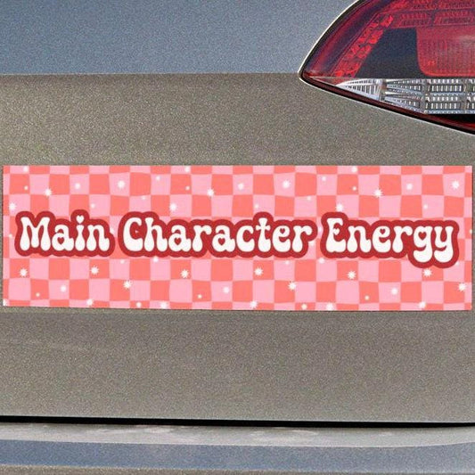 Main Character Energy Car Magnet