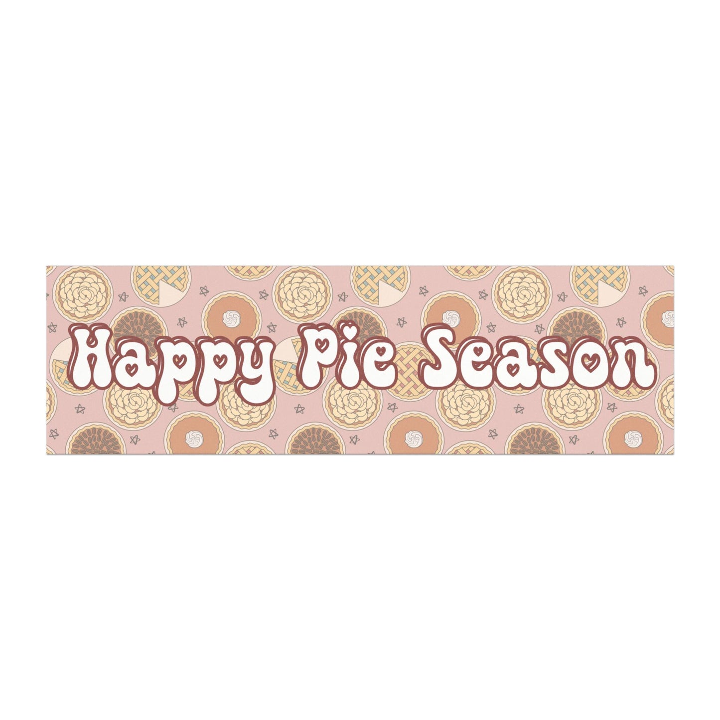 Happy Pie Season Car Magnet