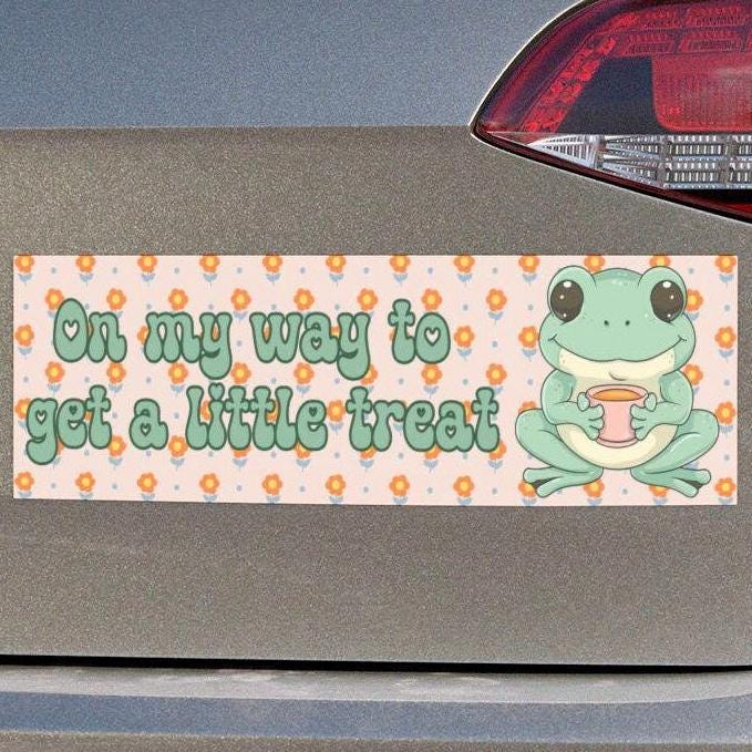 On My Way To Get A Little Treat Car Magnet
