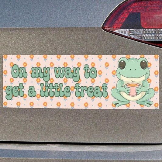 On My Way To Get A Little Treat Car Magnet