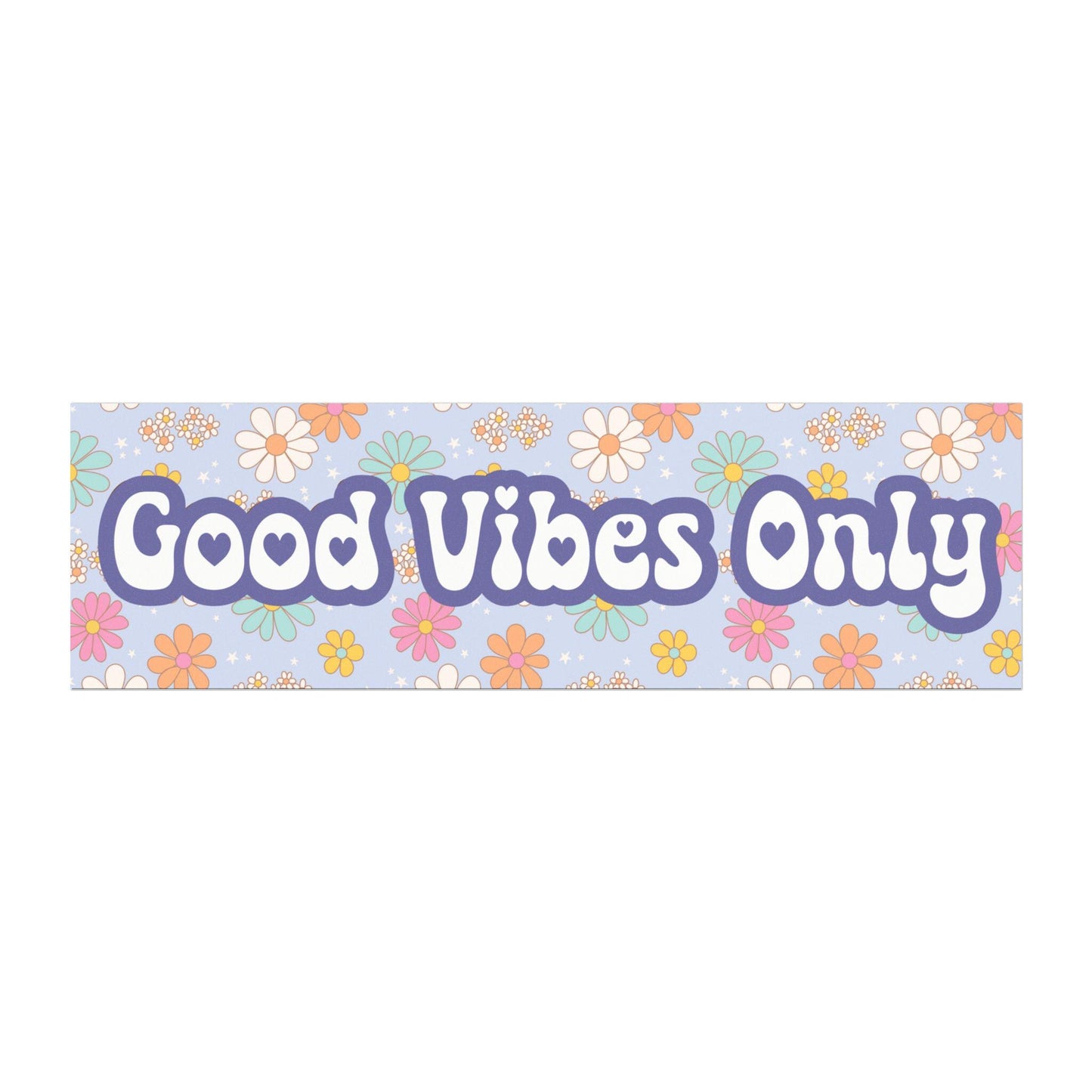 Good Vibes Only Car Magnet