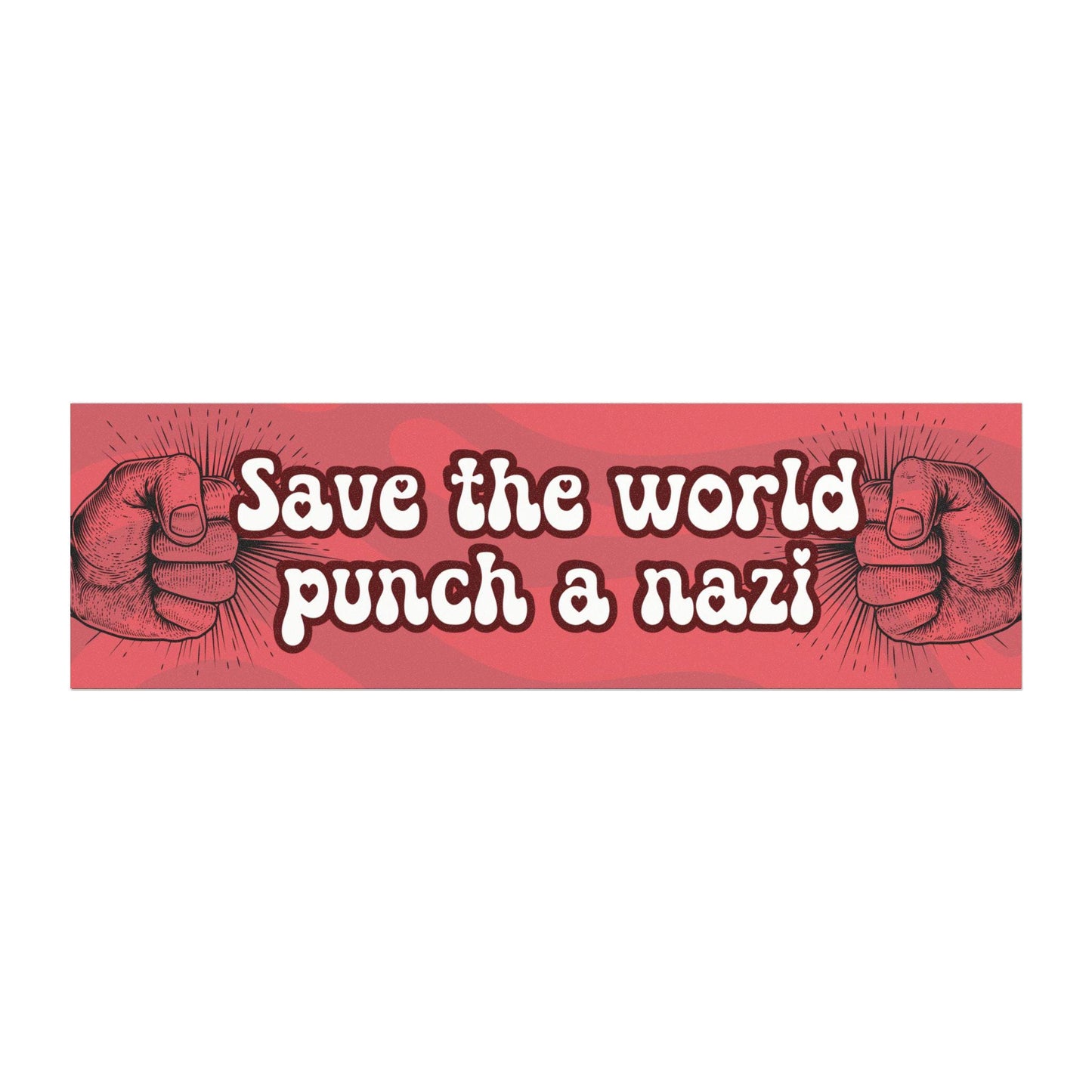 Save the World Car Magnet