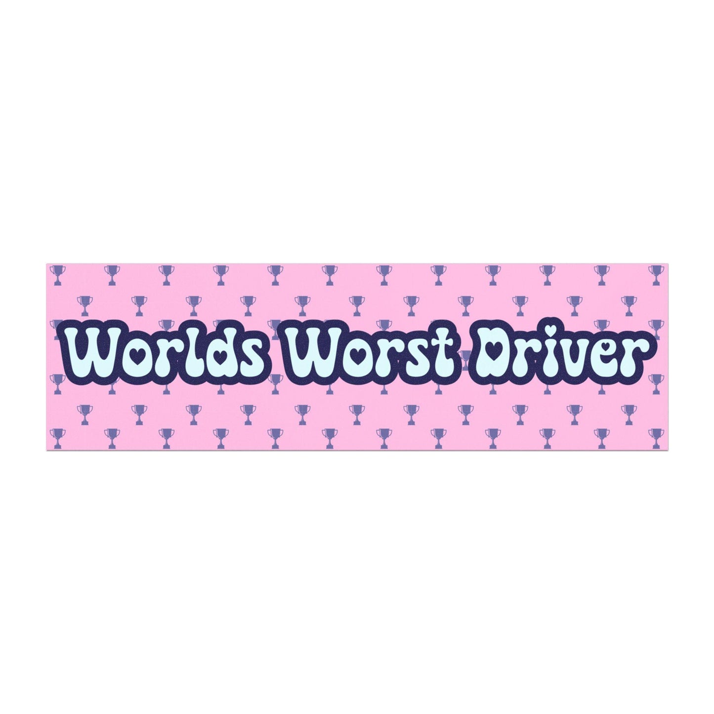 World's Worst Driver Car Magnet