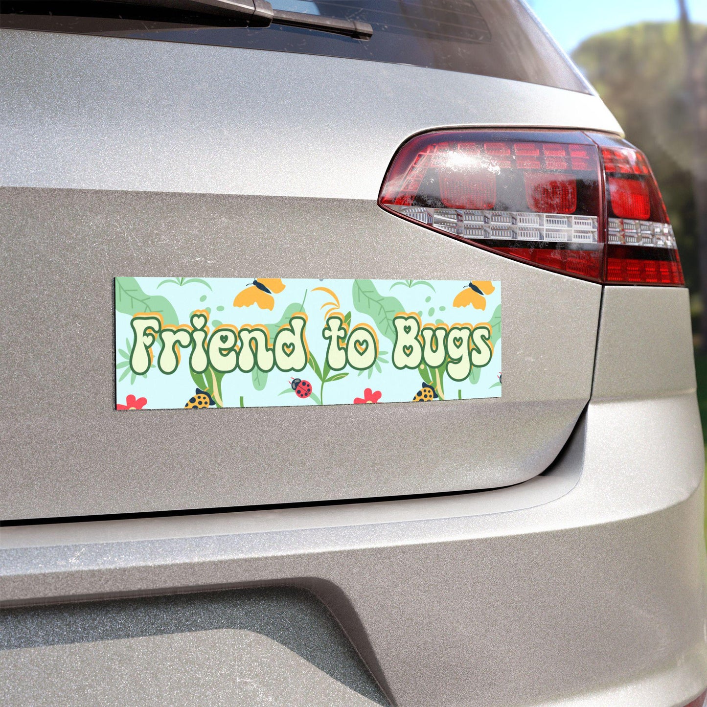Friend to Bugs Car Magnet