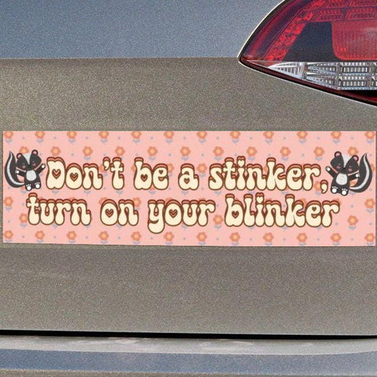 Don't Be A Stinker Car Magnet