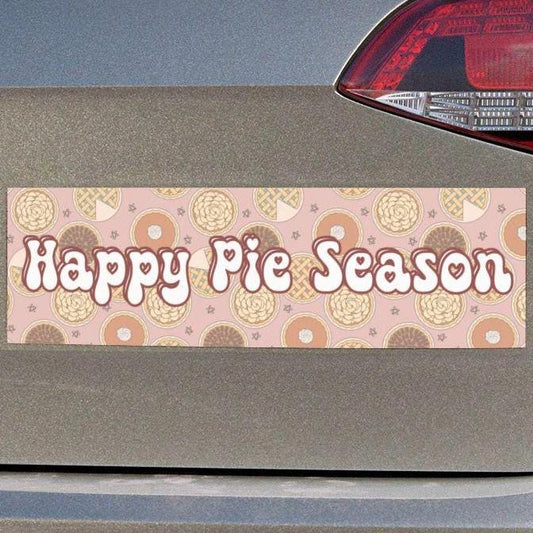Happy Pie Season Car Magnet