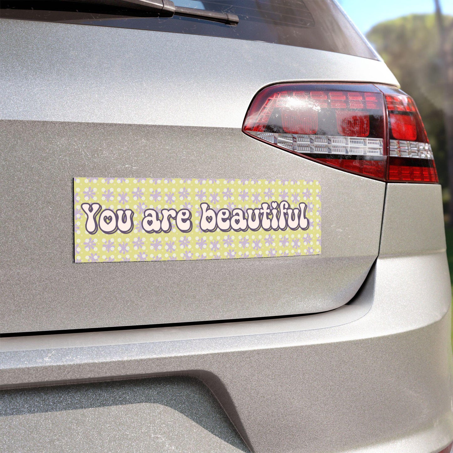 You Are Beautiful Car Magnet