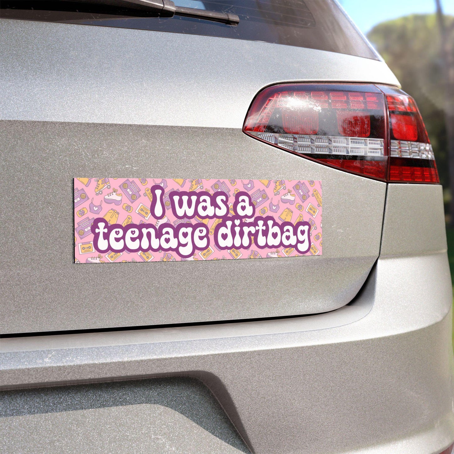 Was a Teenage Dirtbag Car Magnet