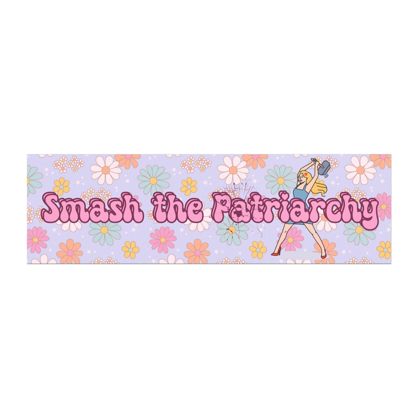 Smash the Patriarchy Car Magnet