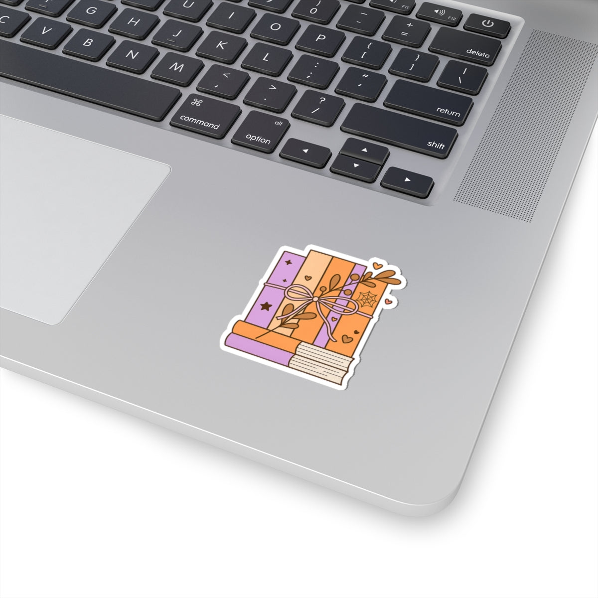 Halloween Book Stack Kiss-Cut Sticker, Book Lover Sticker, Cute Sticker Set, Spooky Decals, Halloween Stickers, Vinyl Kindle Stickers