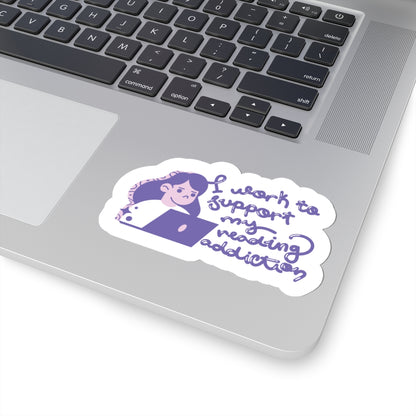 Book Addiction Sticker