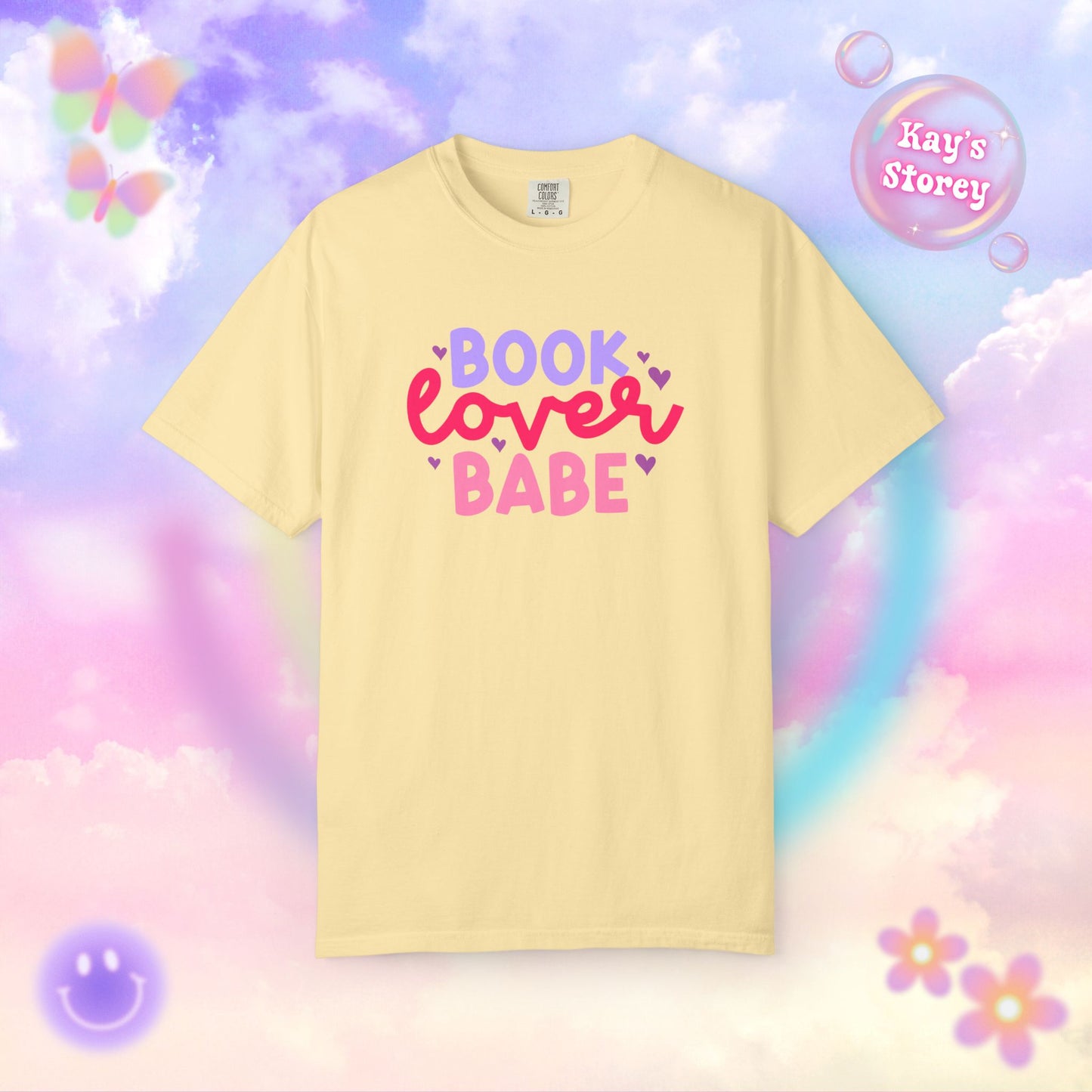 Book Lover Babe Comfort Colors T-Shirt