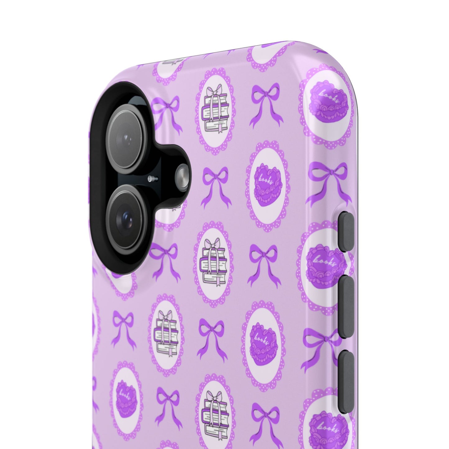 Coquette Book Heart Cake Phone Case - Bookish Gift for Avid Readers