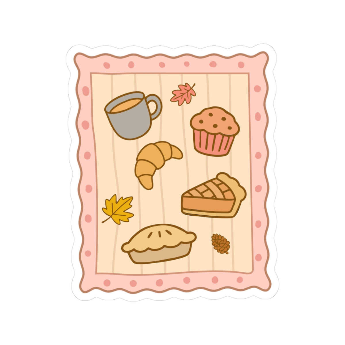 Autumn Treats Sticker, Fall Planner Stickers, Book Lover Gifts, Autumn Sticker, Cozy Accessories, Seasonal Sticker