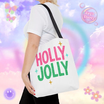 Holly Jolly Tote Bag