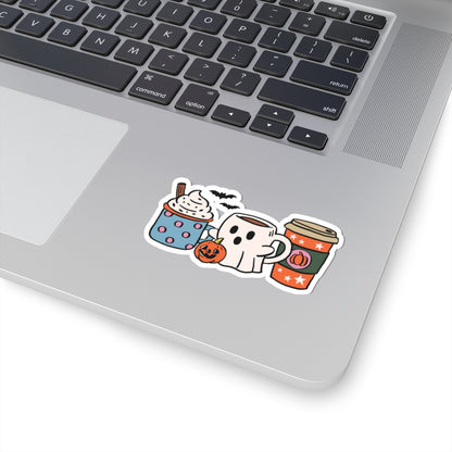 Cozy Drinks Sticker, Fall Planner Stickers, Book Lover Gifts, Autumn Sticker, Cozy Accessories, Seasonal Sticker