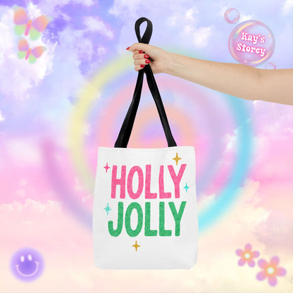 Holly Jolly Tote Bag