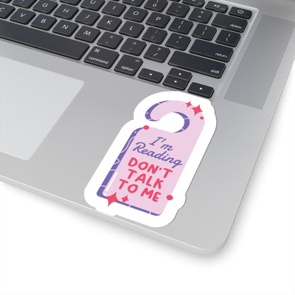Reading Door Hanger Sticker