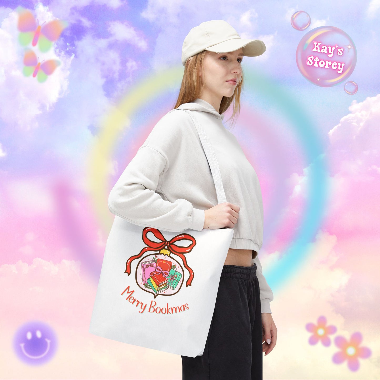 Merry Bookmas Tote Bag