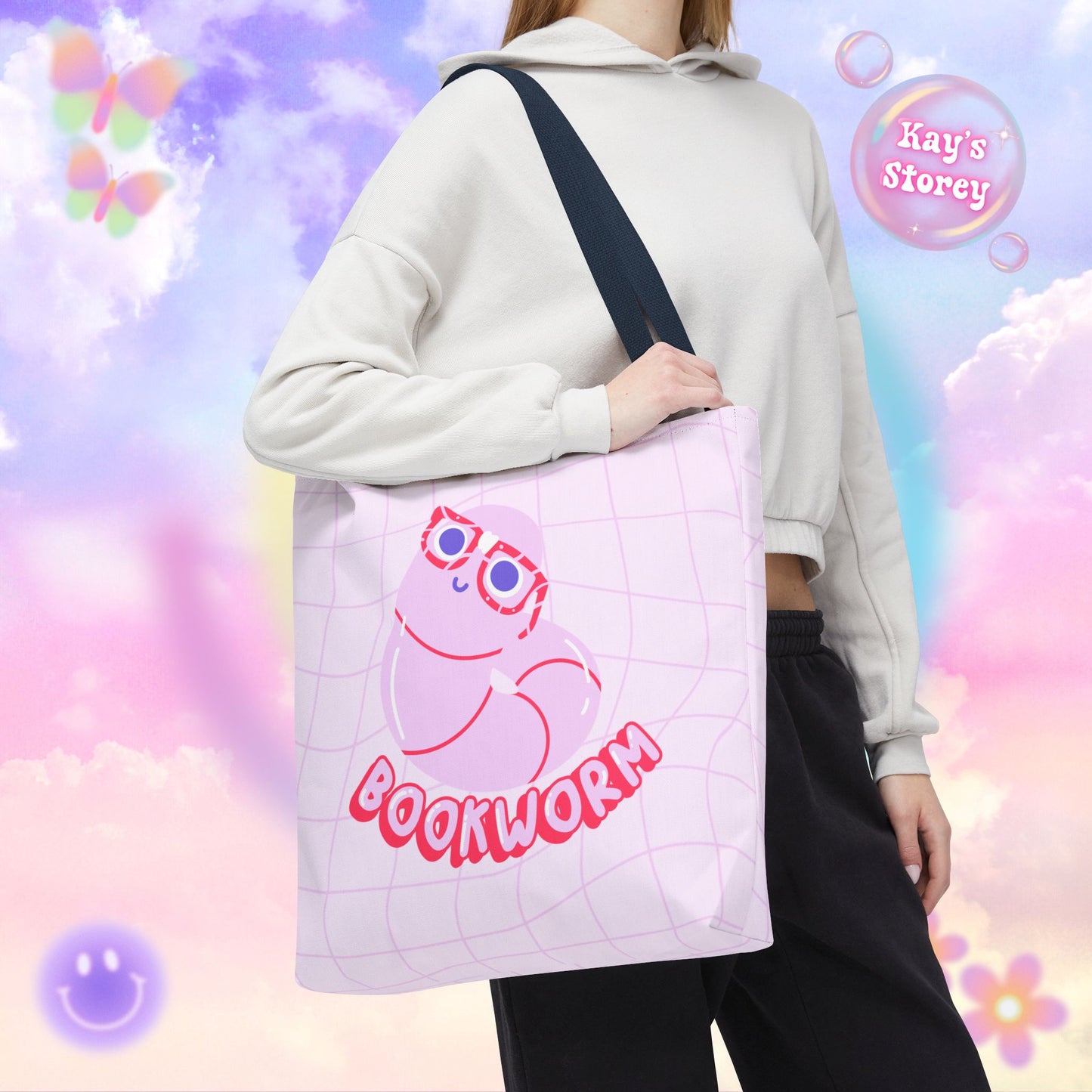 Bookworm Tote Bag
