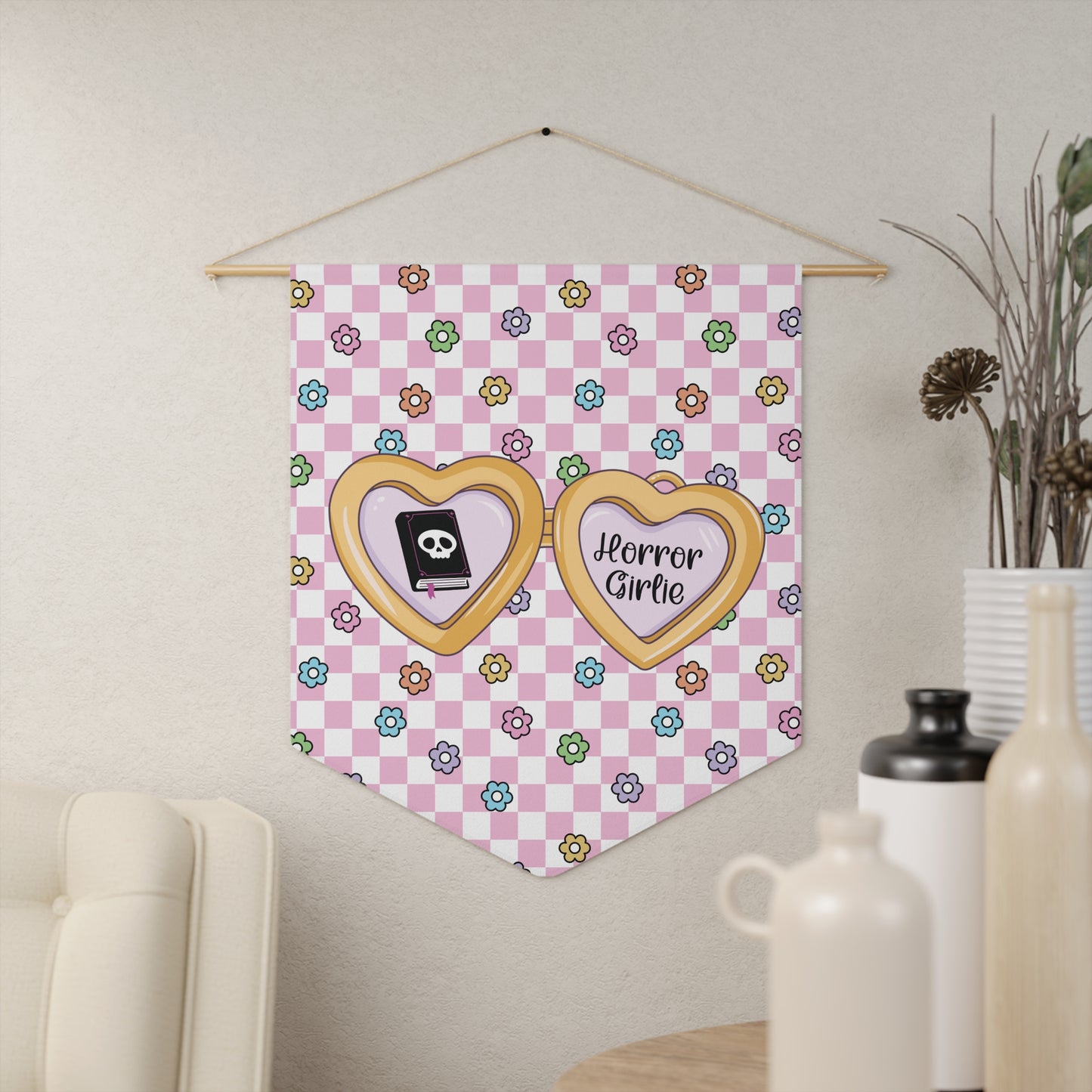 Pink Horror Girlie Pennant
