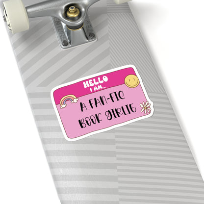 Fan-Fic Book Girlie Sticker