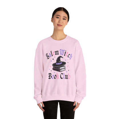 Salem Witch Book Club Sweatshirt, Long Sleeve Shirt for Spooky Season Bookish Gift,  Halloween Reading Apparel