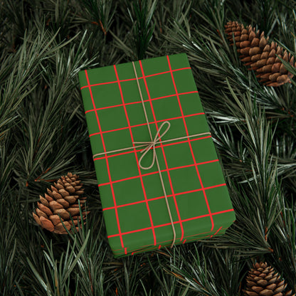 Green Stripe Wrapping Paper