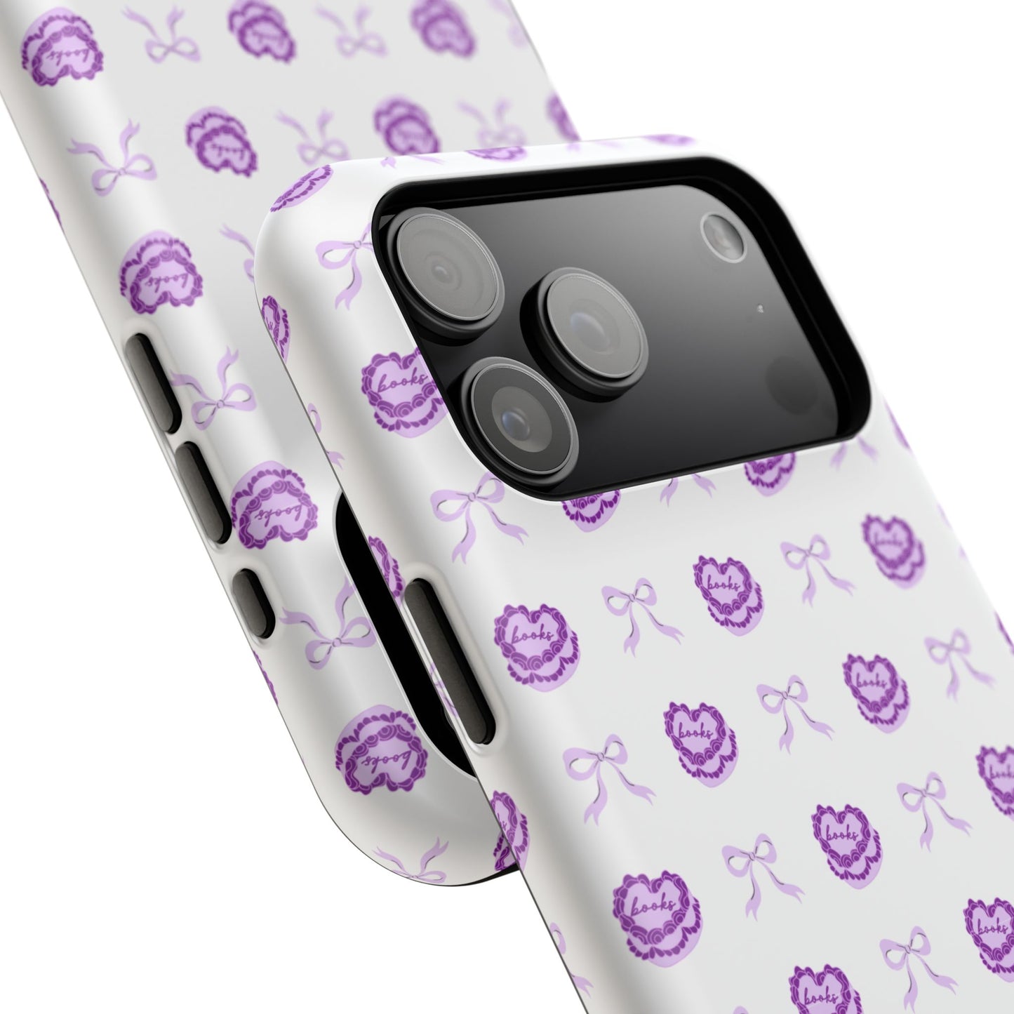 Coquette Book Heart Cake Phone Case - Bookish Gift for Avid Readers