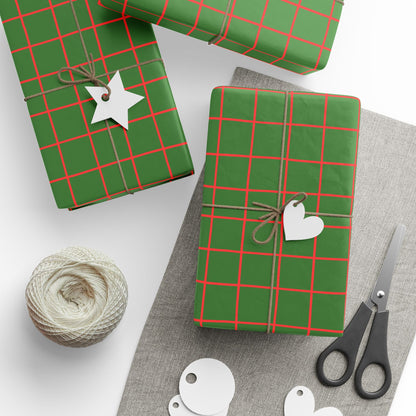 Green Stripe Wrapping Paper