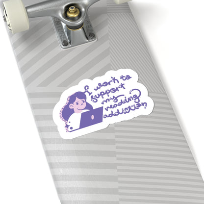 Book Addiction Sticker