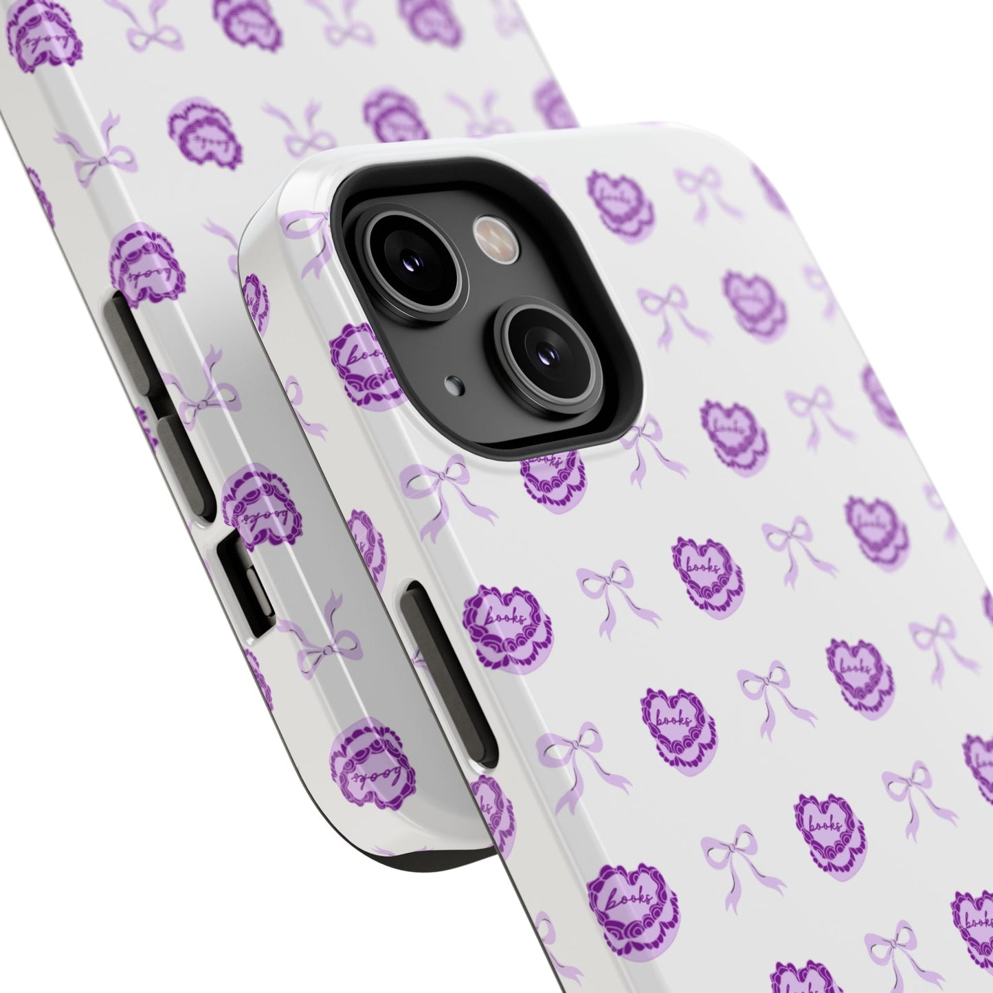 Coquette Book Heart Cake Phone Case - Bookish Gift for Avid Readers