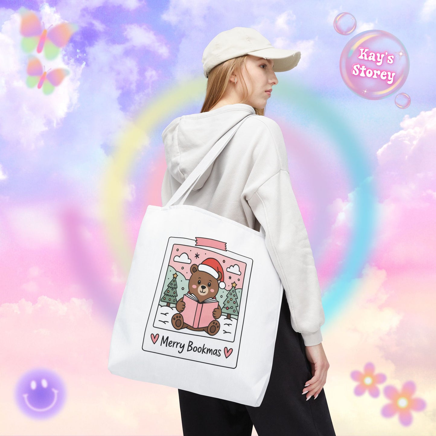 Merry Bookmas Tote Bag