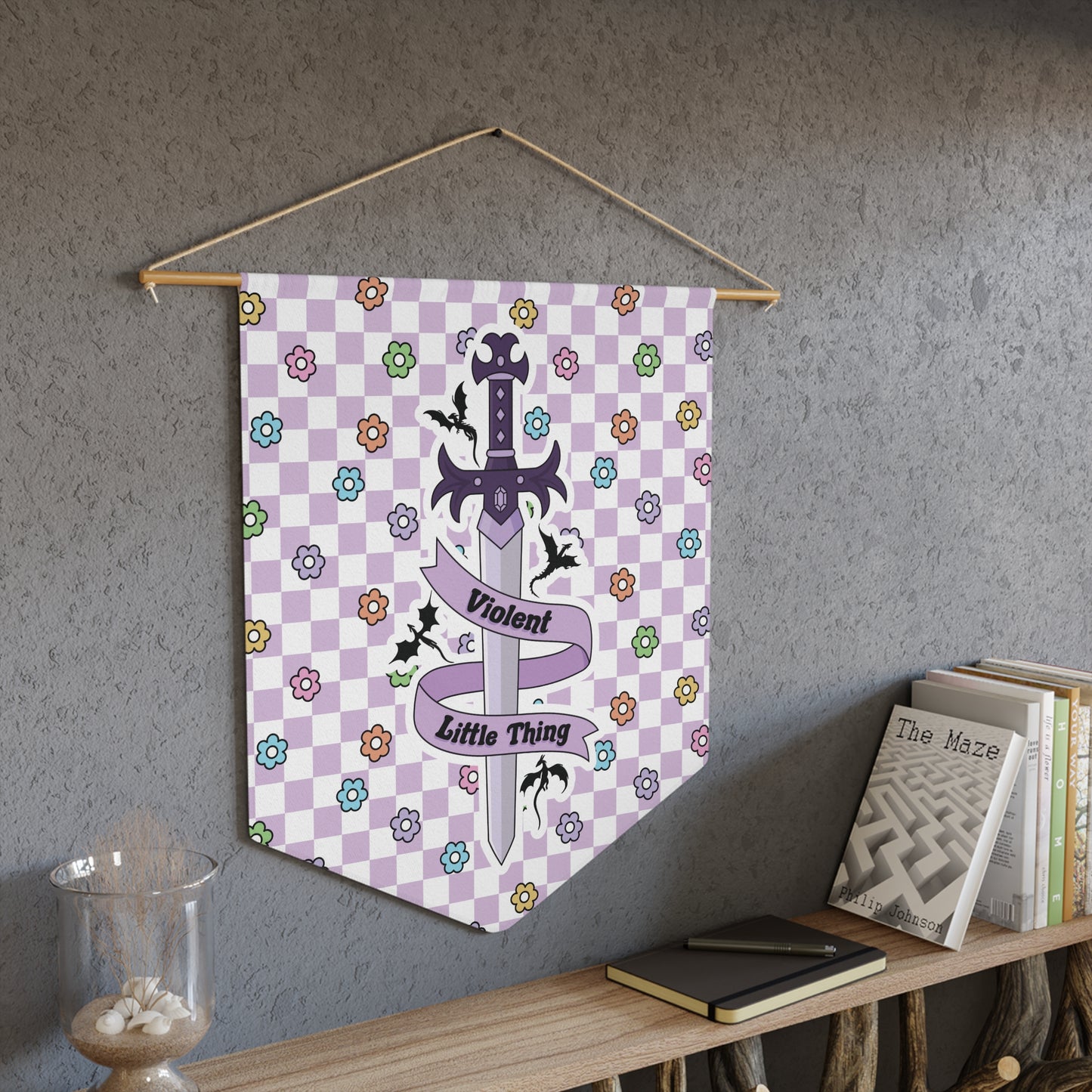 Purple Violent Little Thing Pennant