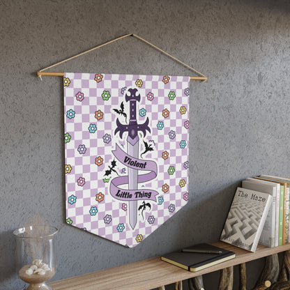 Purple Violent Little Thing Pennant