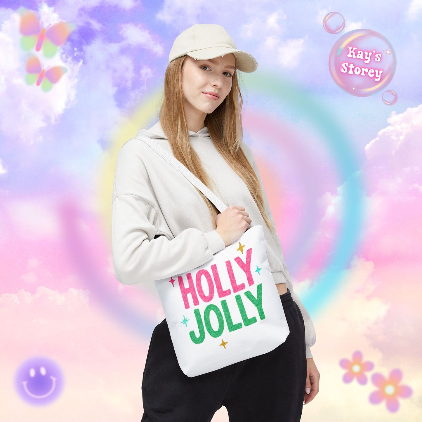 Holly Jolly Tote Bag
