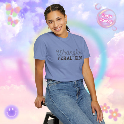 Wranglin' Feral Kids Comfort Colors T-Shirt