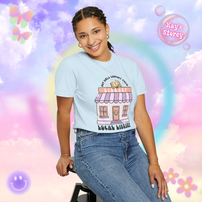 Hot Girls Support Their Local Library Comfort Colors T-Shirt